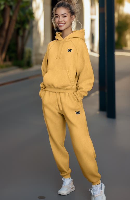 Dalix Butterfly Washed Sweatsuit