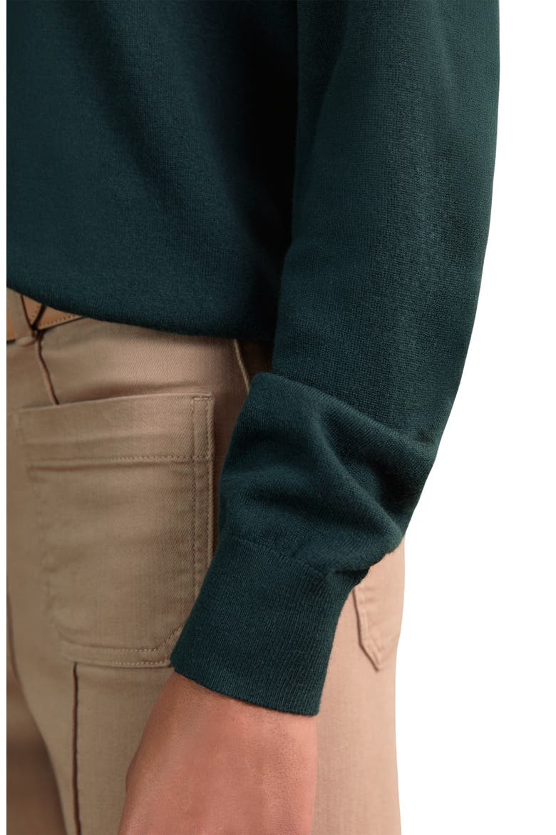 Hester Crewneck Wool Sweater, Alternate, color, GREEN