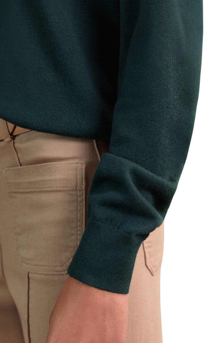 Reiss Hester Crewneck Wool Sweater, Alternate, color, Green