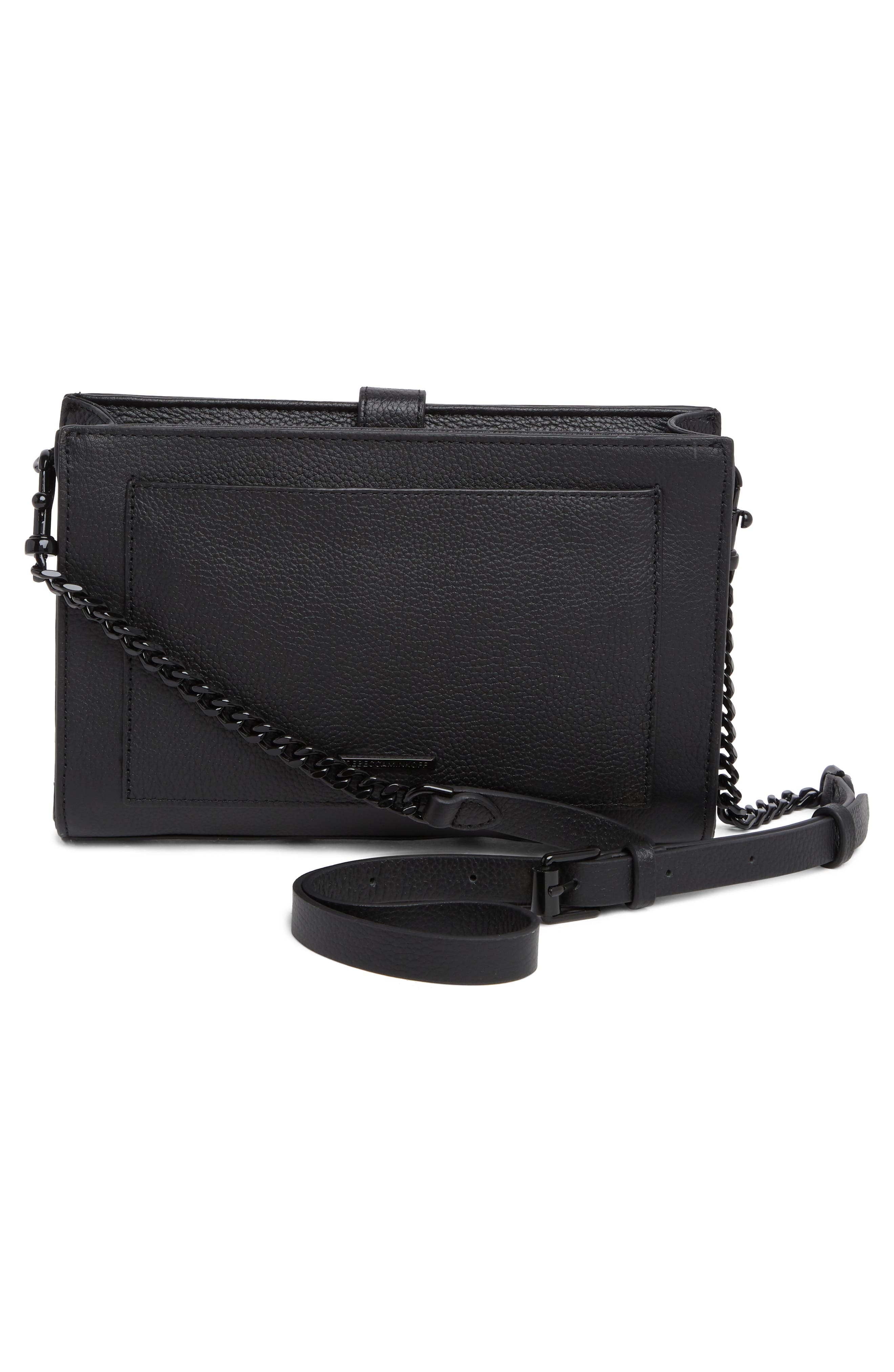Rebecca Minkoff Rider Leather Crossbody Bag, Alternate, color, 