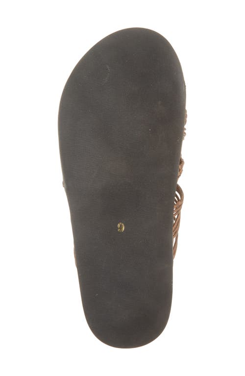Jeffrey Campbell Intwined Slide Sandal In Bronze