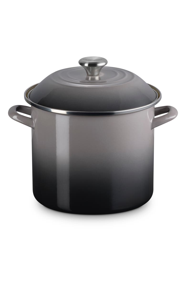 Le Creuset 10-Quart Enameled Stainless Steel Stock Pot, Alternate, color, Oyster