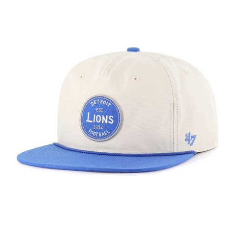 Men's '47  Natural Detroit Lions Payson Captain Adjustable Hat
