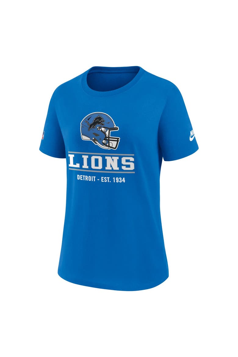 Women's Nike Blue Detroit Lions Sideline Alt Dri-FIT T-Shirt, Alternate, color, Blue