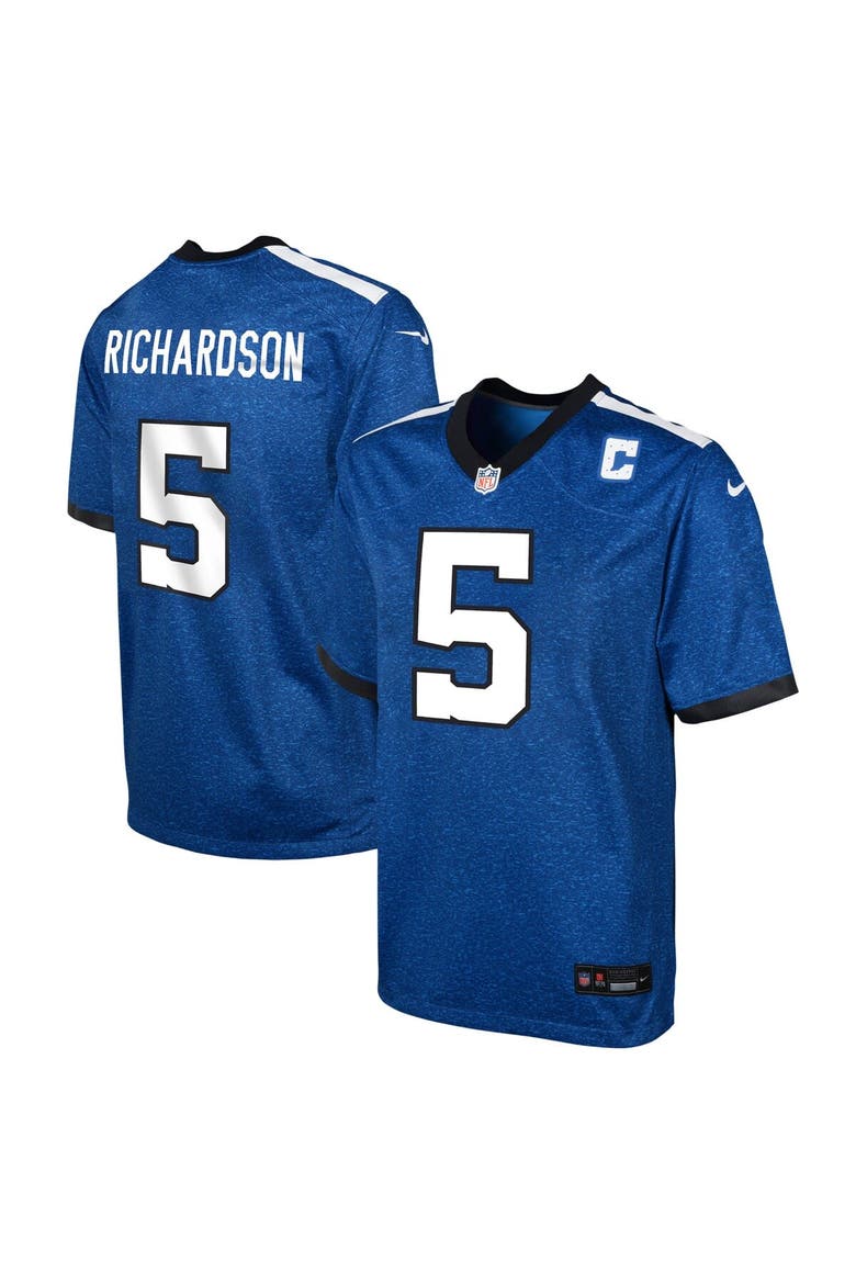 Youth Nike Anthony Richardson Royal Indianapolis Colts Game Jersey, Main, color, Royal