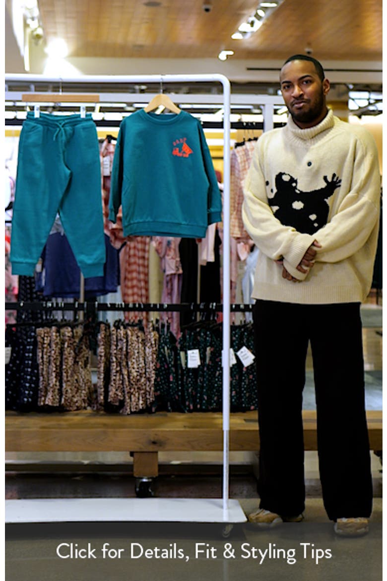 Kids' Construction Cotton Blend Sweatshirt & Sweatpants Set video