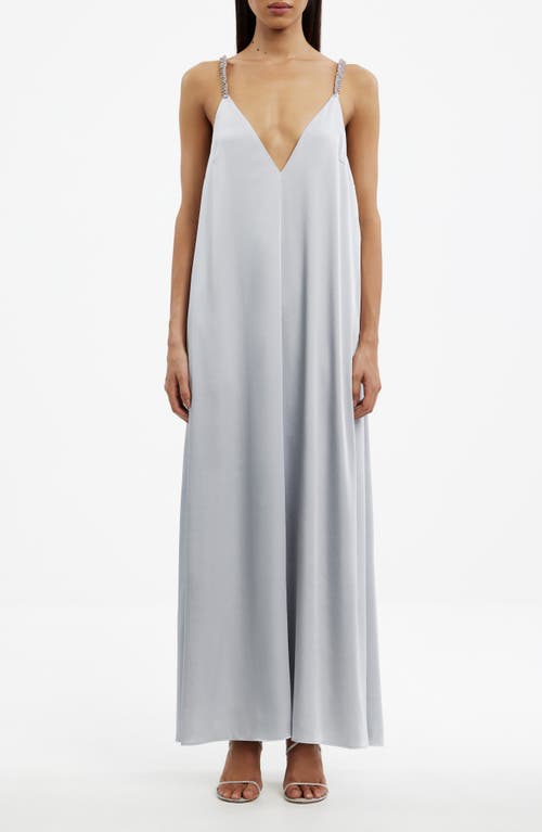 Significant Other Abbey Trapeze Maxi Dress In Gray