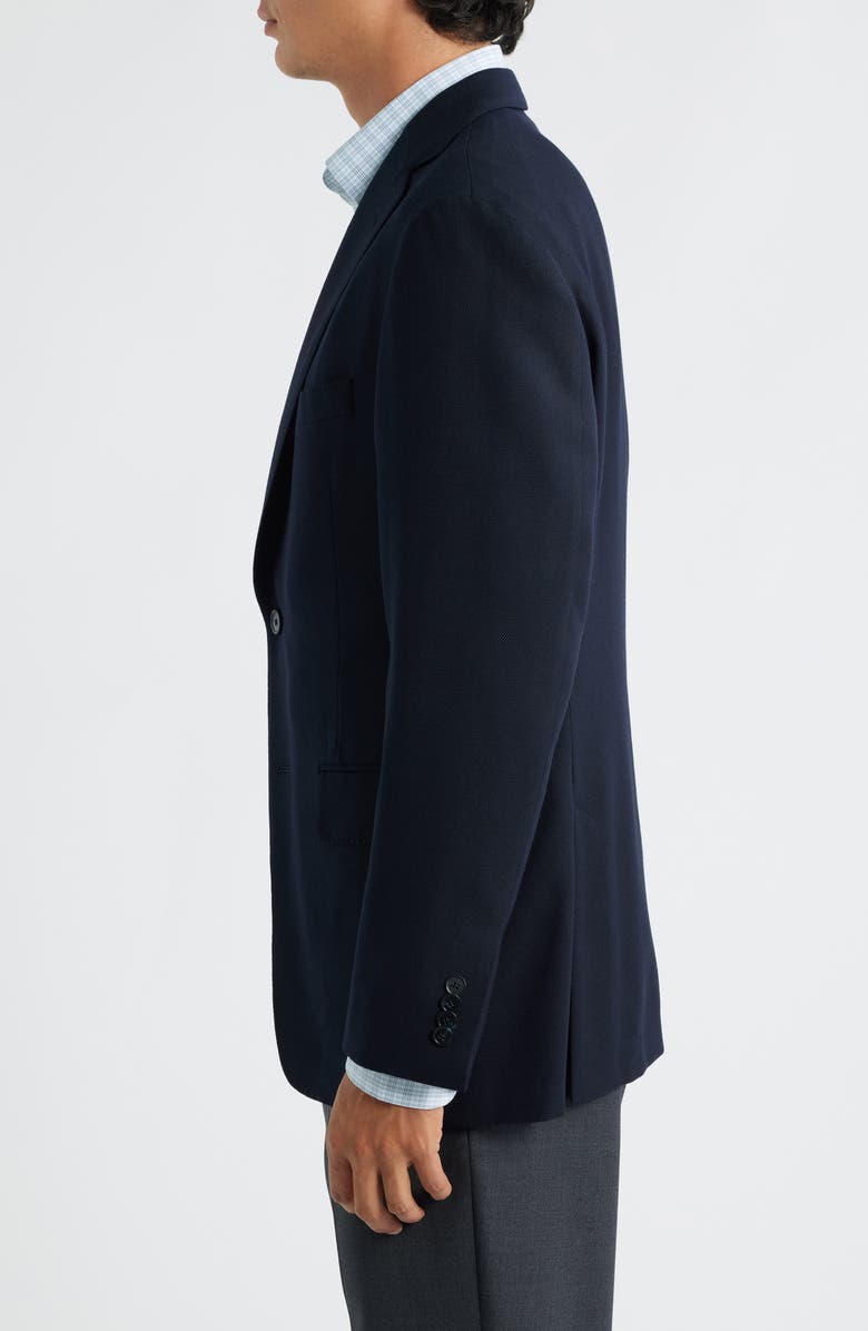 Heritage Gold Luxury Performance Stretch Wool Suit Separate Jacket, Alternate, color, Navy