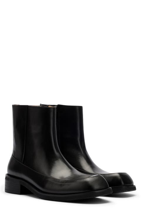 Admiral Leather Side Zip Boot