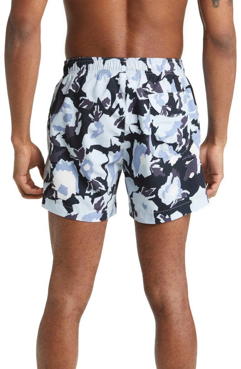 BOSS Memo Abstract Floral Swim Trunks, Alternate, color, 