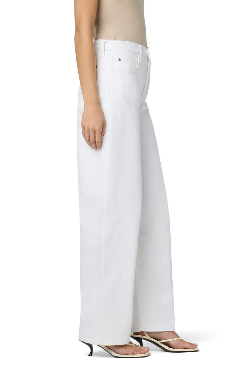 Hudson Jeans Super High Waist Barrel Leg Jeans, Alternate, color, White