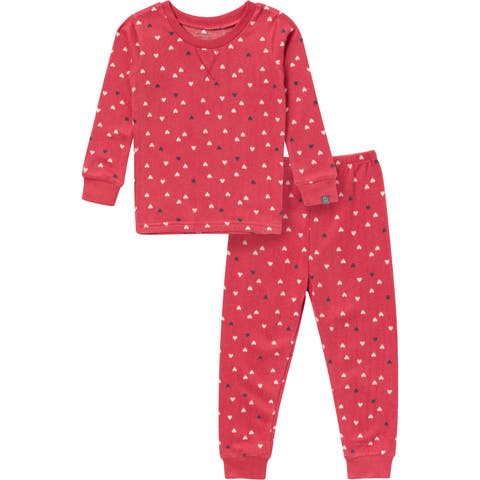 Red Hearts Pajamas Set