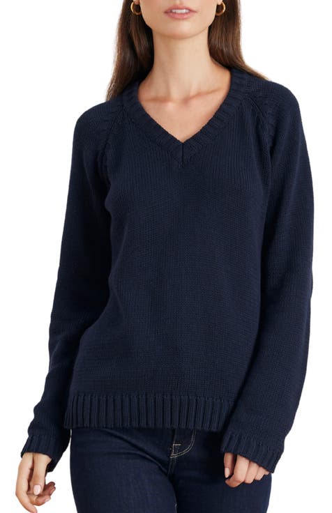 Selene V Neck Cotton Sweater