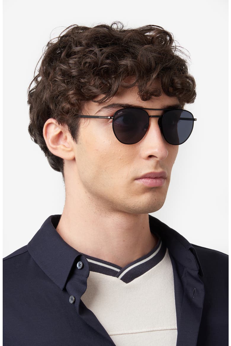 1631/S 53mm Square Sunglasses, Alternate, color, MATTE BLACK