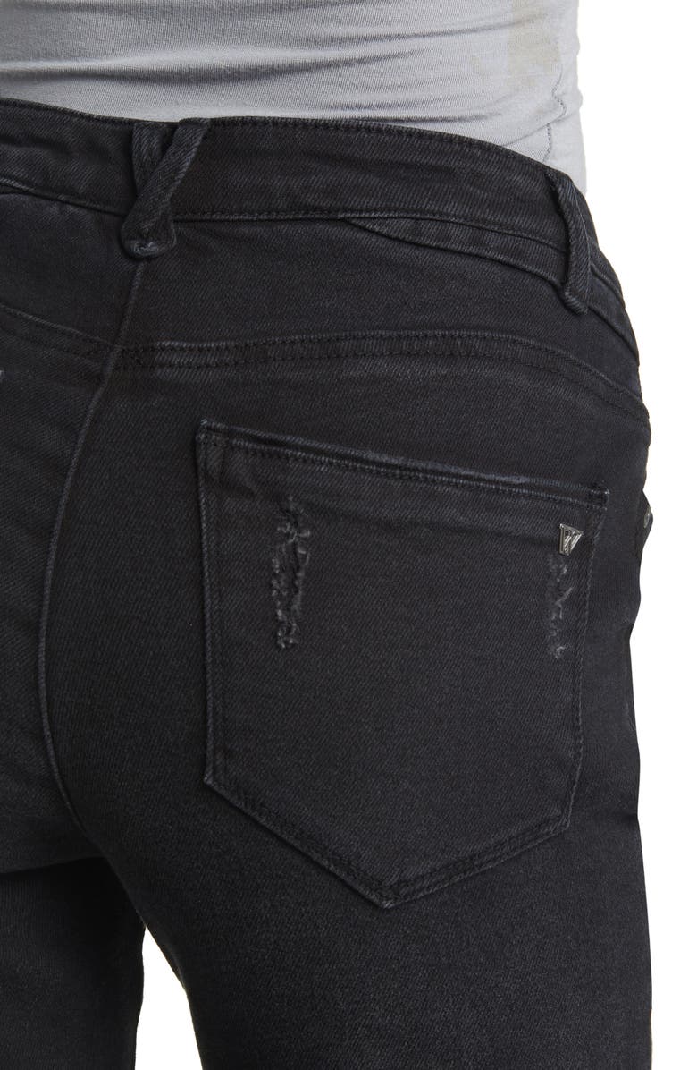 Wit & Wisdom 'Ab'Solution Chew Hem Straight Leg Jeans, Alternate, color, 