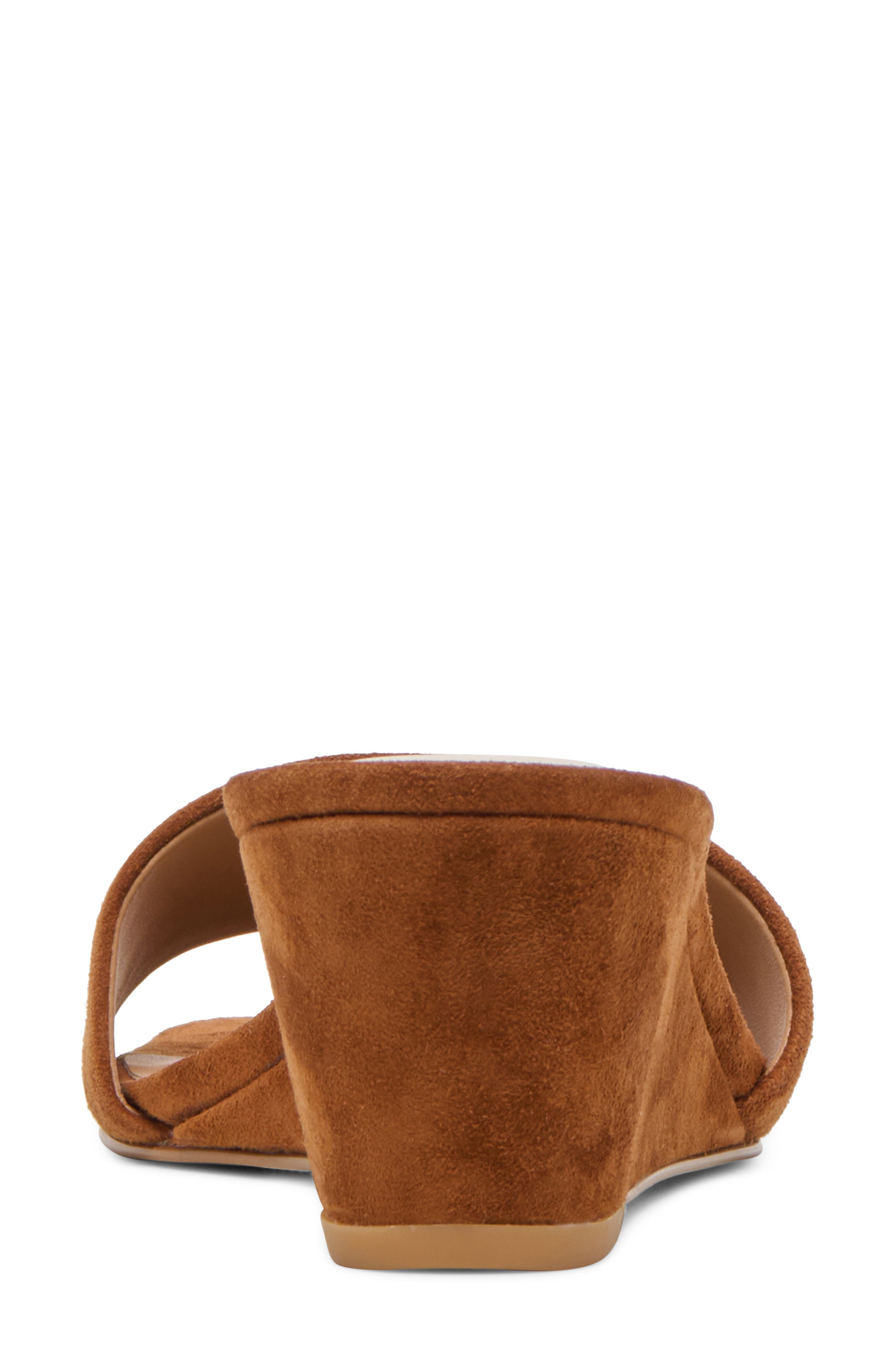 Dolce Vita Qaily Wedge Sandal, Alternate, color, Brown Nubuck
