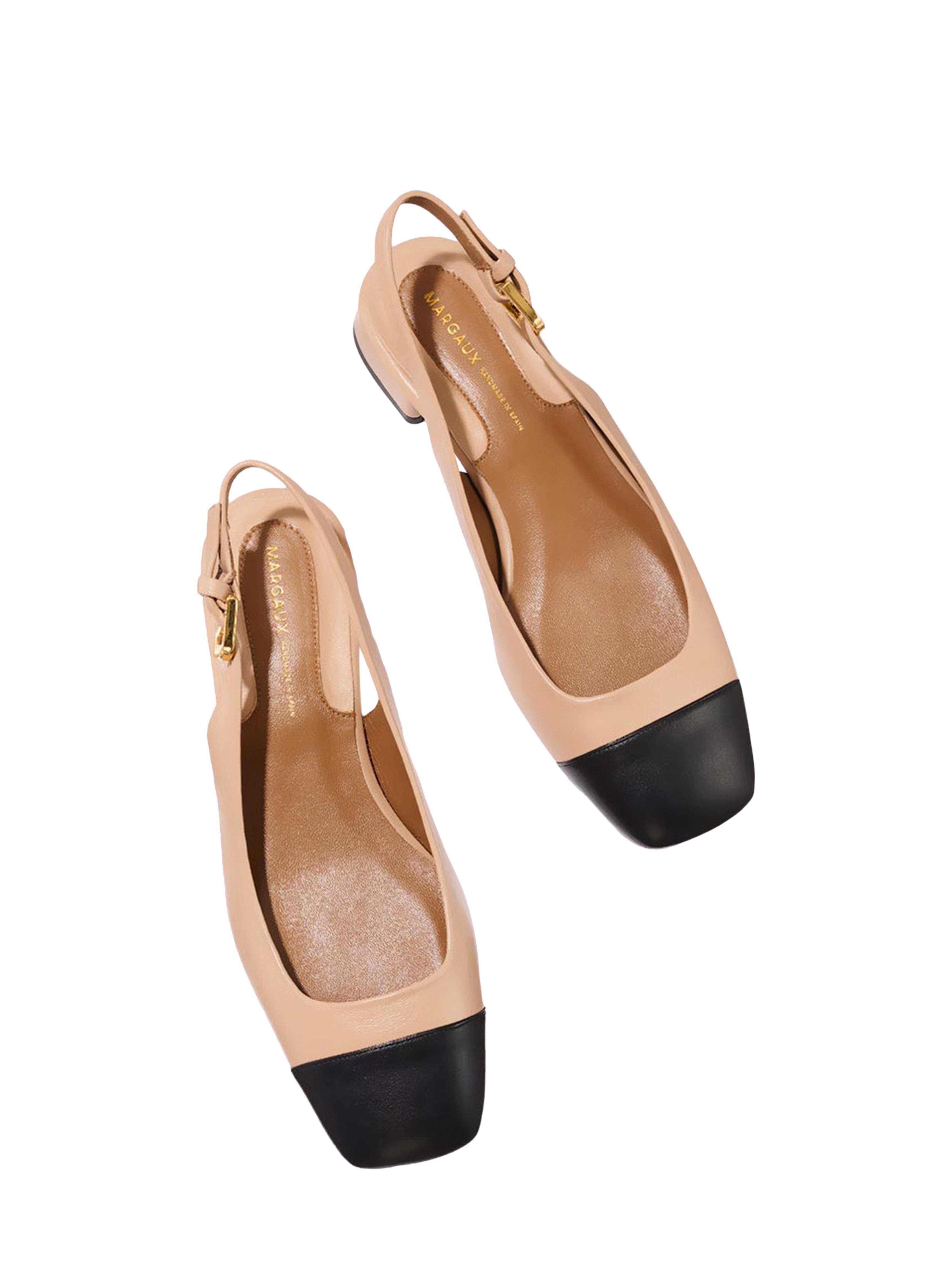 MARGAUX The Darcy Slingback, Alternate, color, Dune And Black