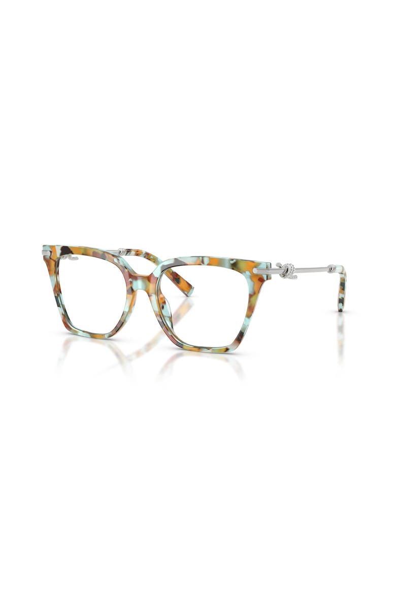 51mm Square optical glasses, Main, color, Tortoise