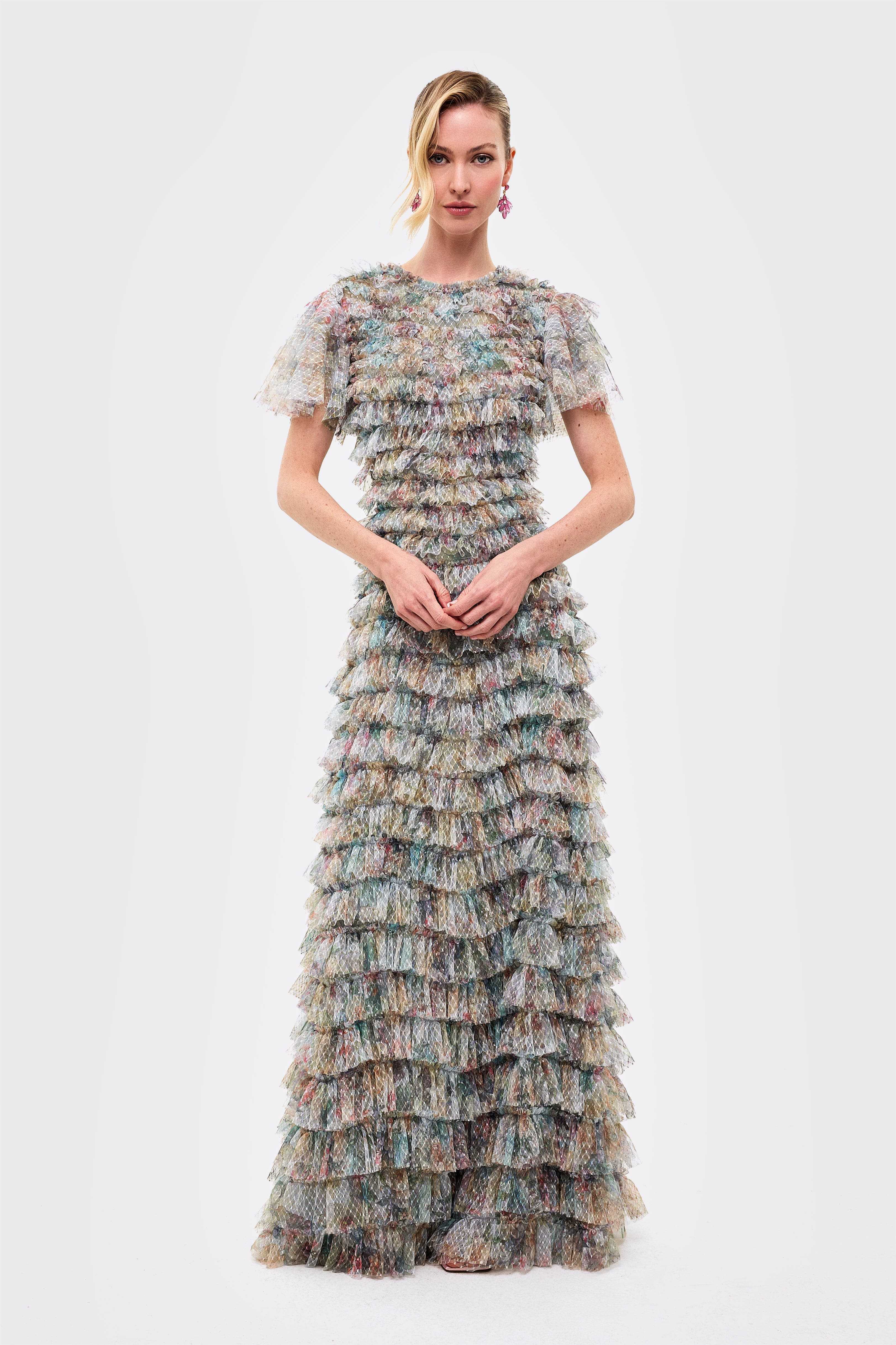 BEAUUT Ruffle Gown (Women) | Nordstrom