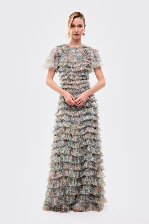 Ruffle Gown