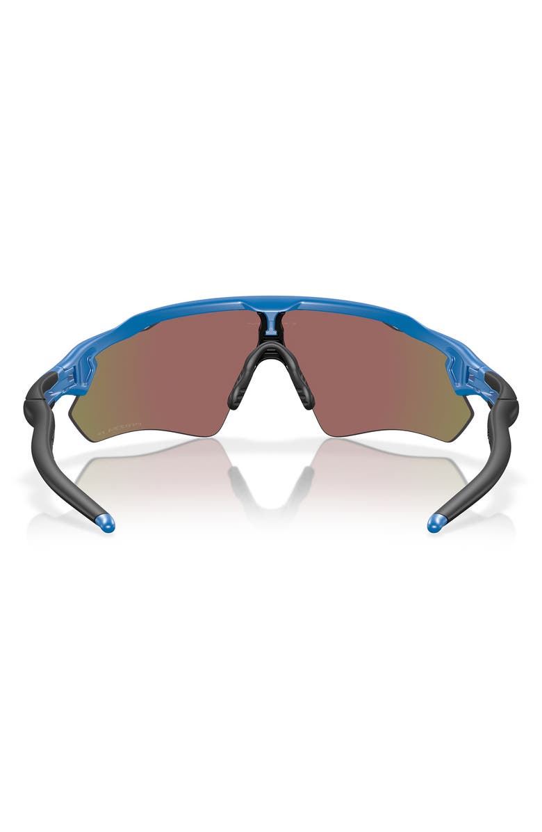 Oakley Radar<sup>®</sup> EV Path<sup>®</sup> Prizm<sup>™</sup> Polarized Wrap Shield Sunglasses, Alternate, color, Sapphire