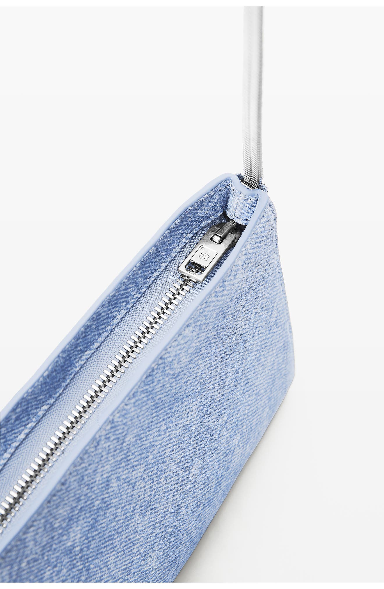 Siren Pochette Leather Shoulder Bag, Alternate, color, VINTAGE MEDIUM INDIGO