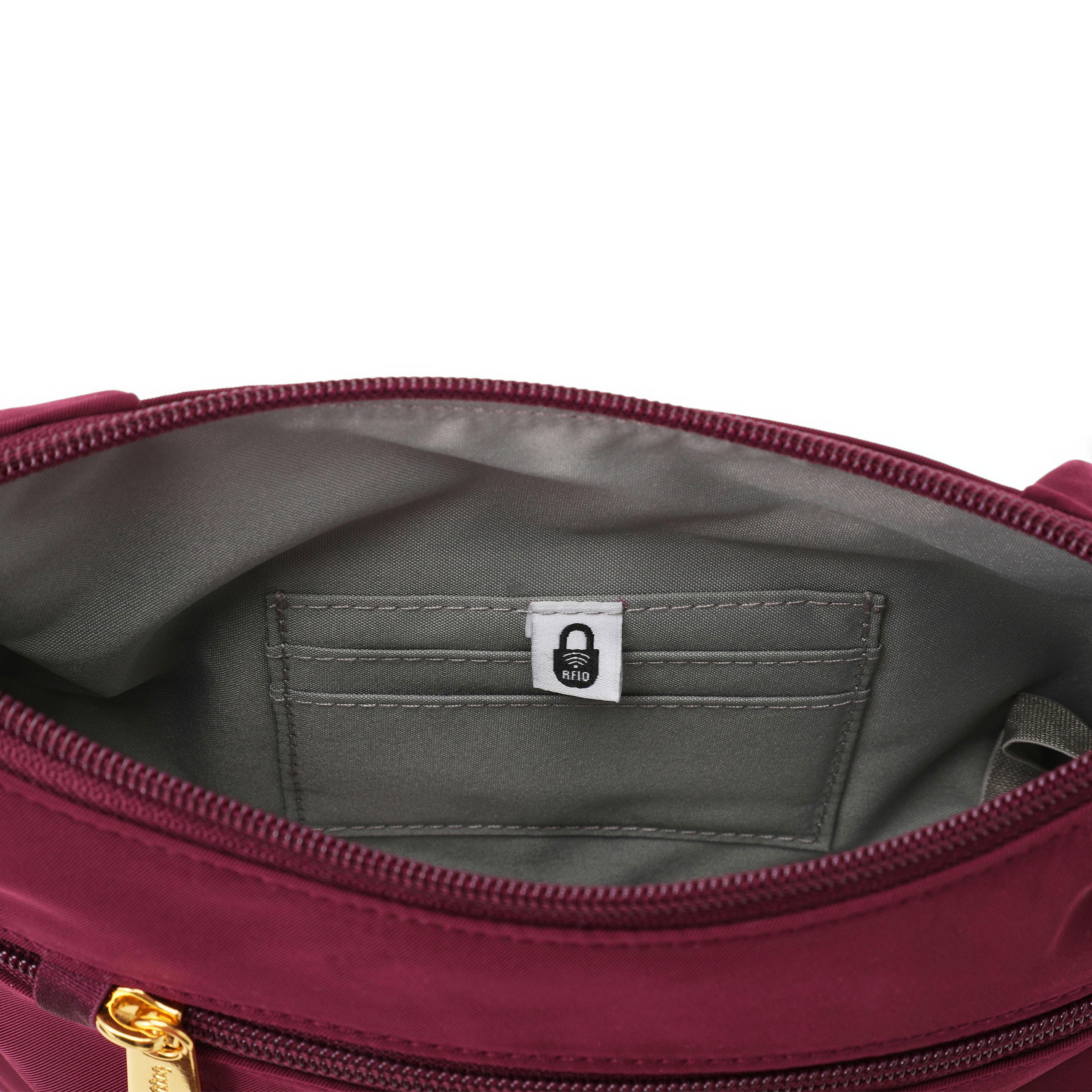 Securtex Jet Set Anti-Theft Mini Crossbody Bag, Alternate, color, Jam