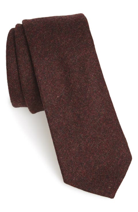 Solid Wool Tie