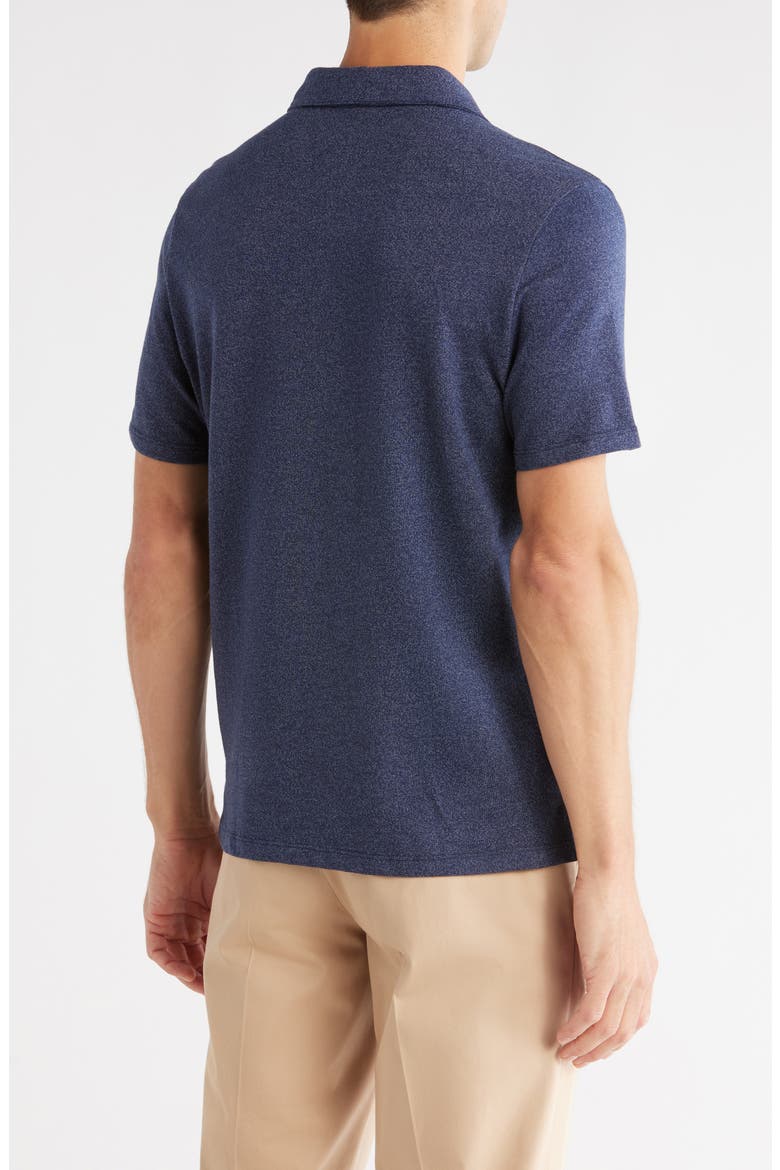 Galek Knit Polo, Alternate, color, DARK CASPIAN