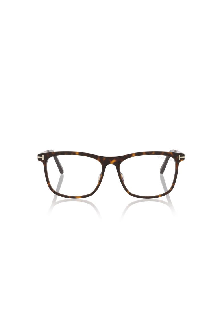 56mm Square optical glasses, Alternate, color, Tortoise