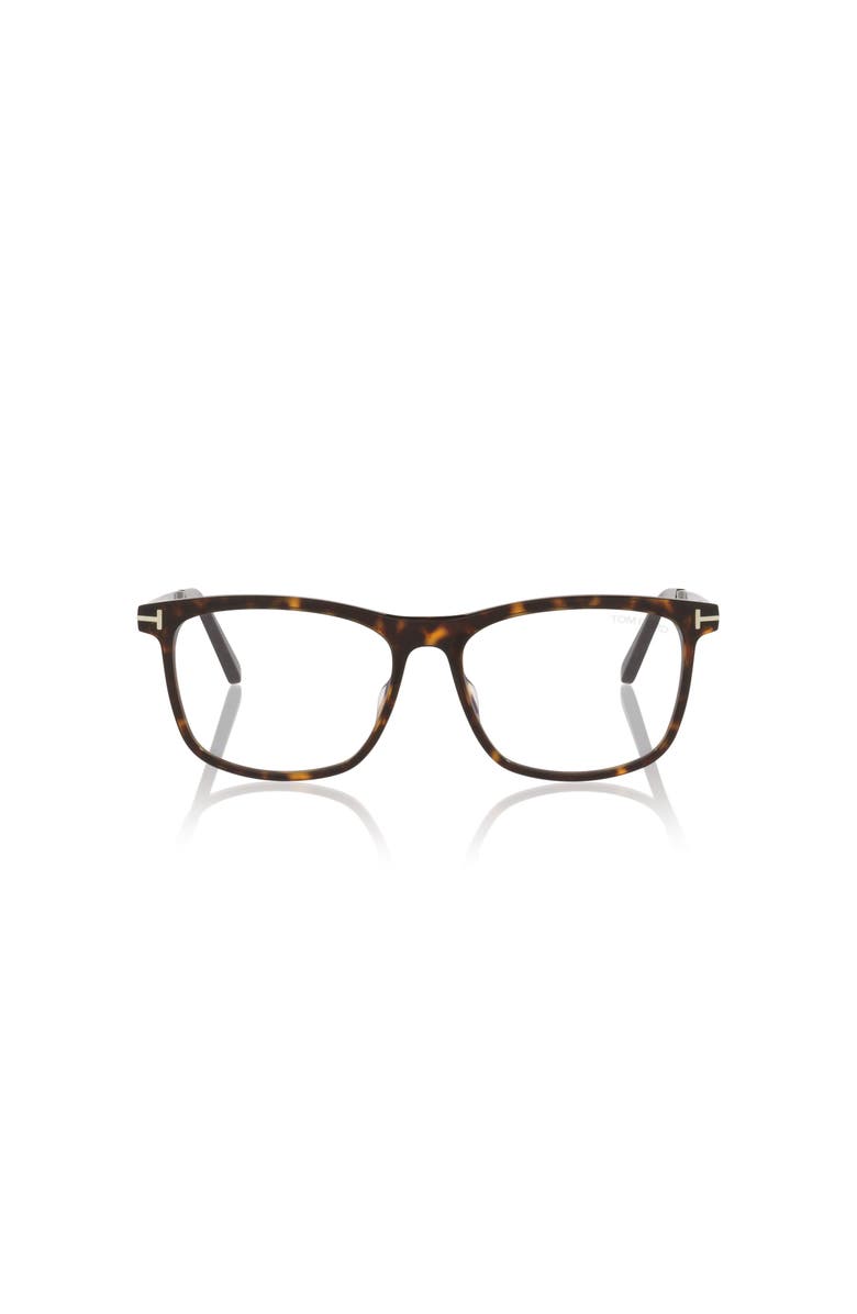 TOM FORD 56mm Square optical glasses, Alternate, color, Tortoise