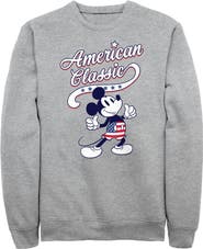 Mickey & Friends Men's Mickey & Friends Retro American Classic  Sweatshirt