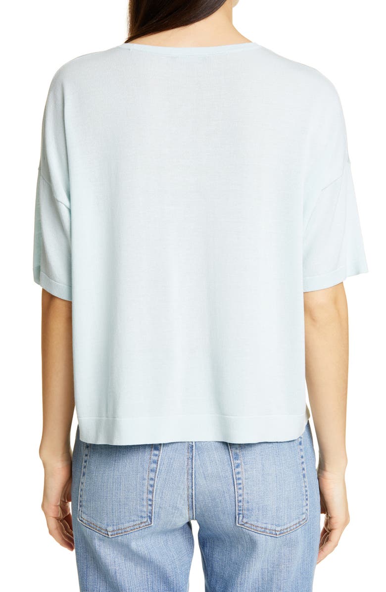 Eileen Fisher Tencel<sup>®</sup> Blend Knit Top, Alternate, color, 