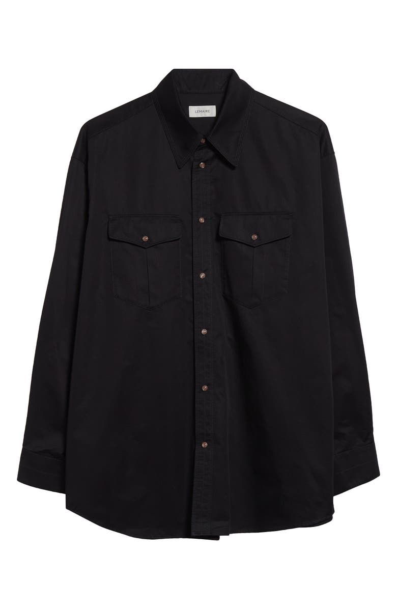 Lemaire Cotton Poplin Western Shirt, Alternate, color, 
