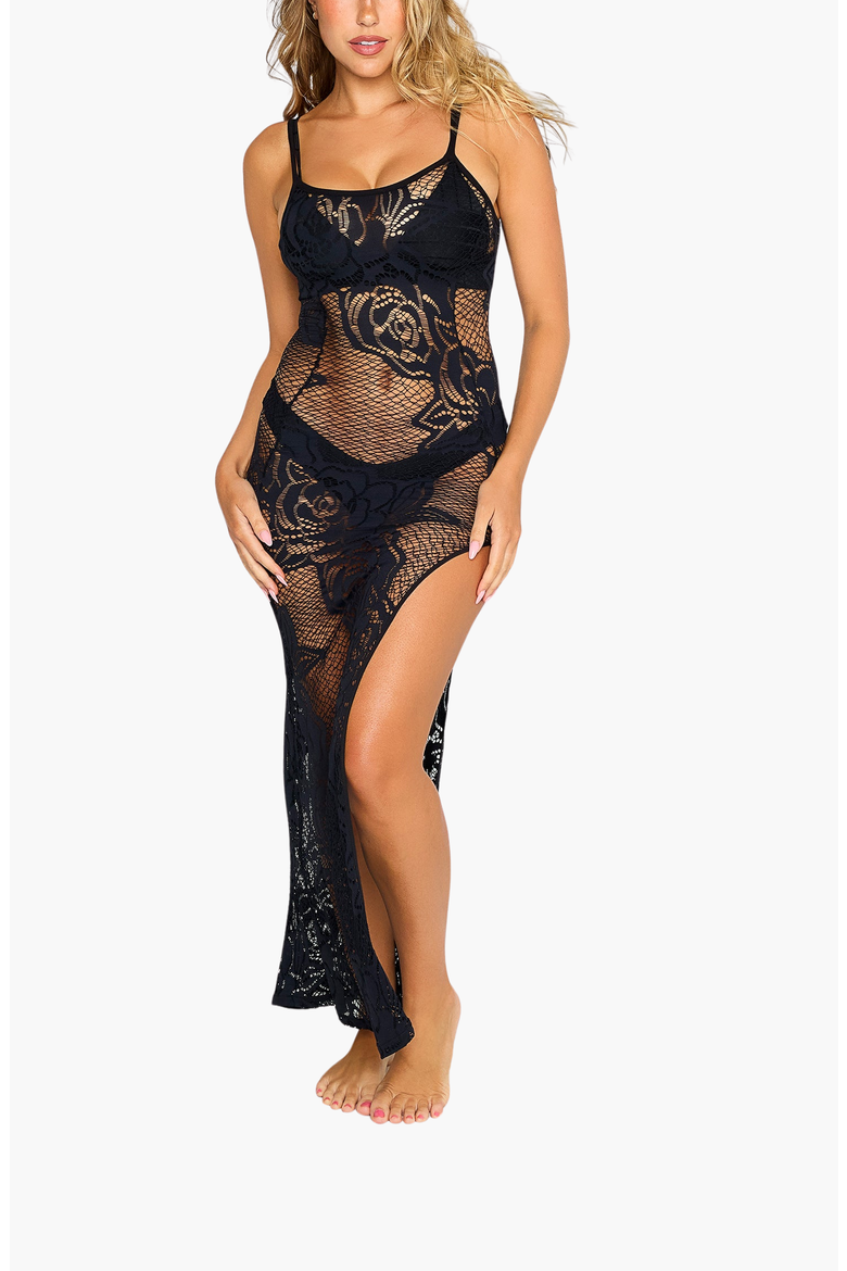 Monique Maxi Dress, Main, color, Black