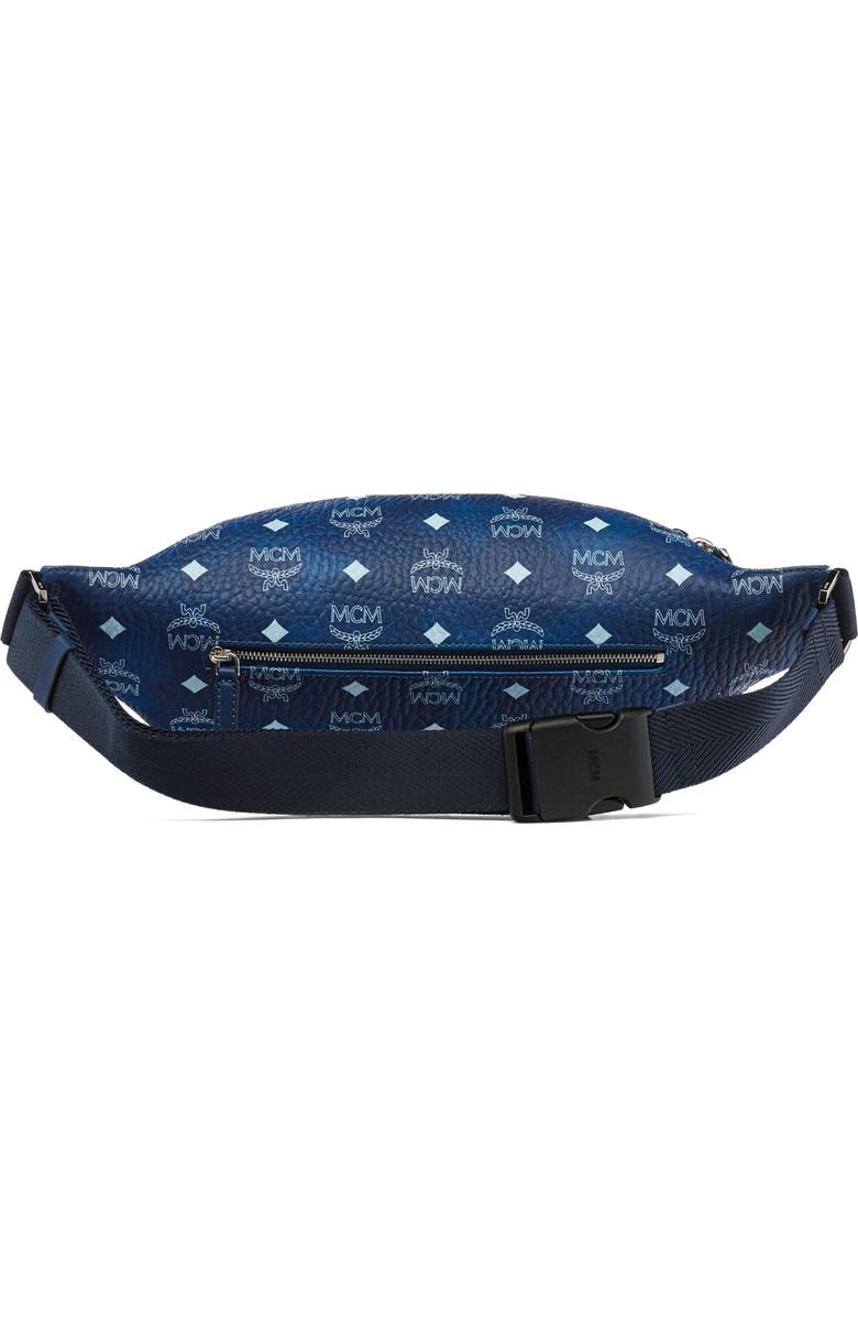 MCM Fursten Belt Bag in Visetos, Alternate, color, Pink