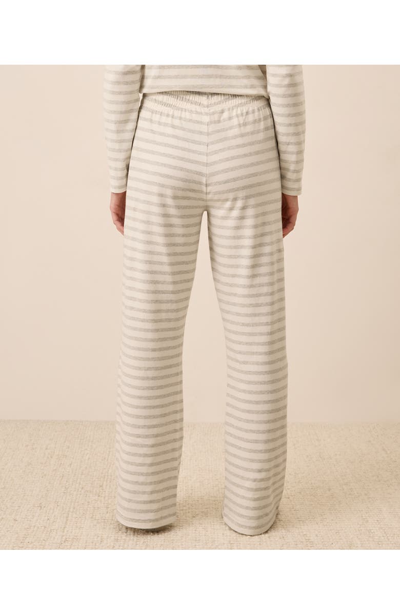 Pact Cool Stretch Lounge Pant, Alternate, color, Winter White Stripe
