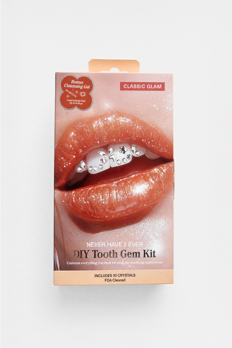 Classic Glam Diy Tooth Gem Kit, Main, color, White