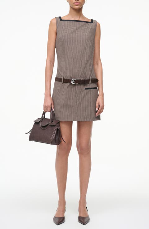 Skyla Sleeveless Drop Waist Sheath Minidress