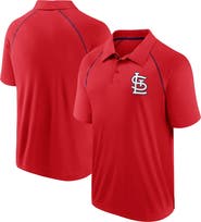 FANATICS Men's Fanatics Red St. Louis Cardinals Strong Alone Raglan Polo