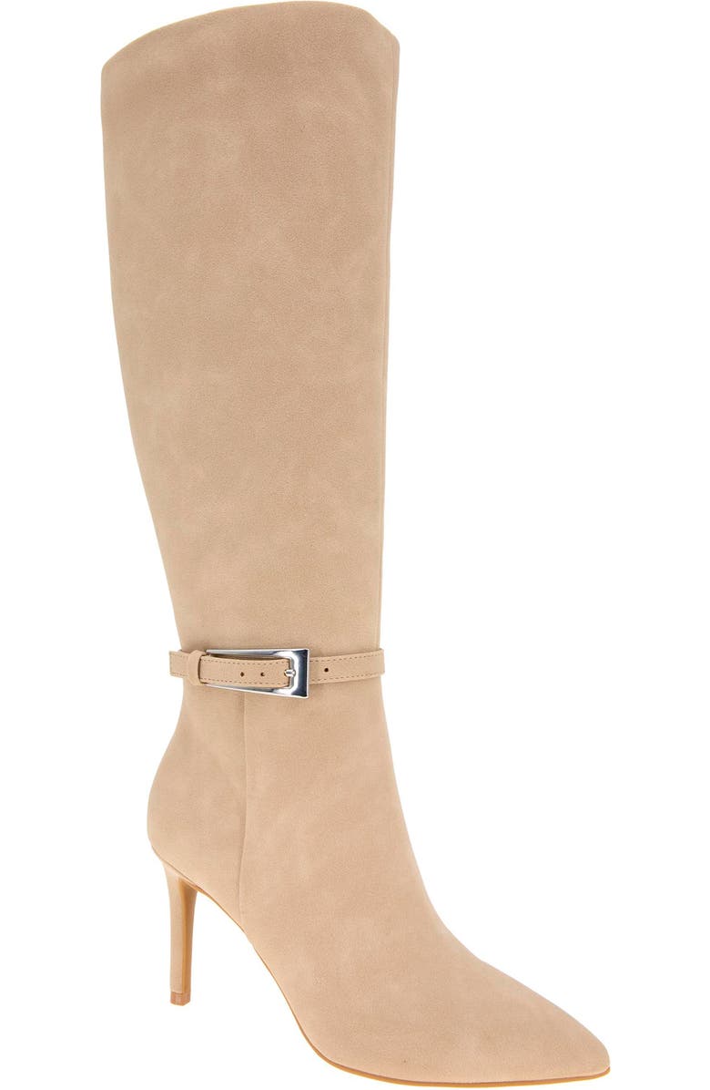 BCBGeneration Abbin Belt Shaft Tall Boot, Main, color, Doeskin