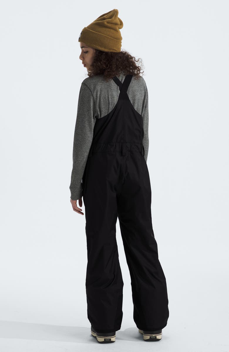 The North Face Kids' Freedom Insulated Waterproof Snow Bibs, Alternate, color, Tnf Black