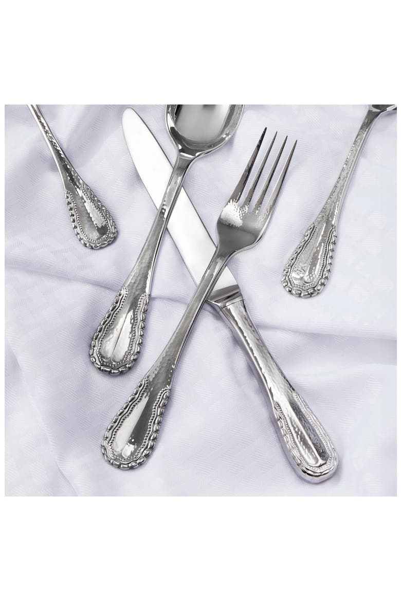 Merletto 20-Piece Flatware Set, Alternate, color, SILVER