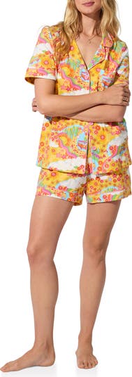 Print Jersey Short Pajamas