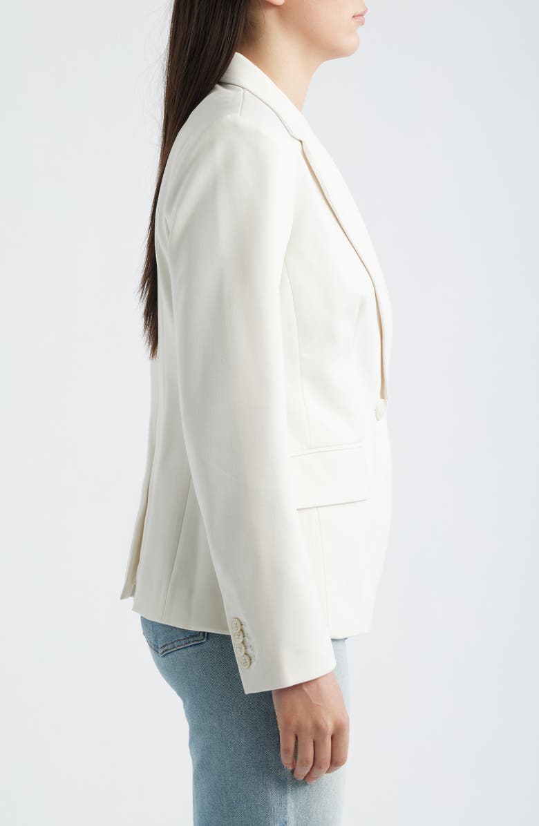 SPANX<sup>®</sup> Stretch Ponte Blazer, Alternate, color, Ivory