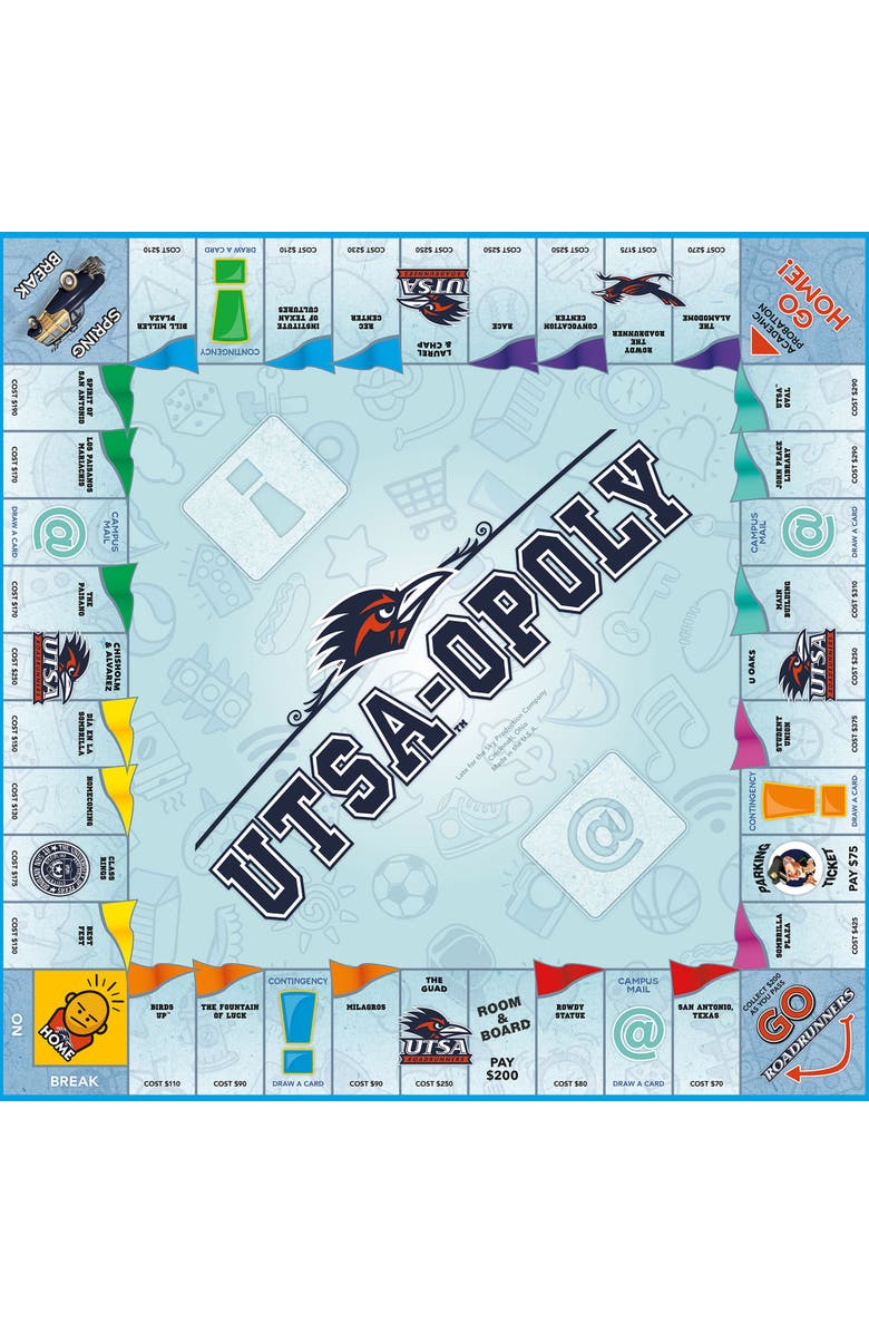 Late for the Sky Utsaopoly Monopoly Board Game, Alternate, color, Multicolored