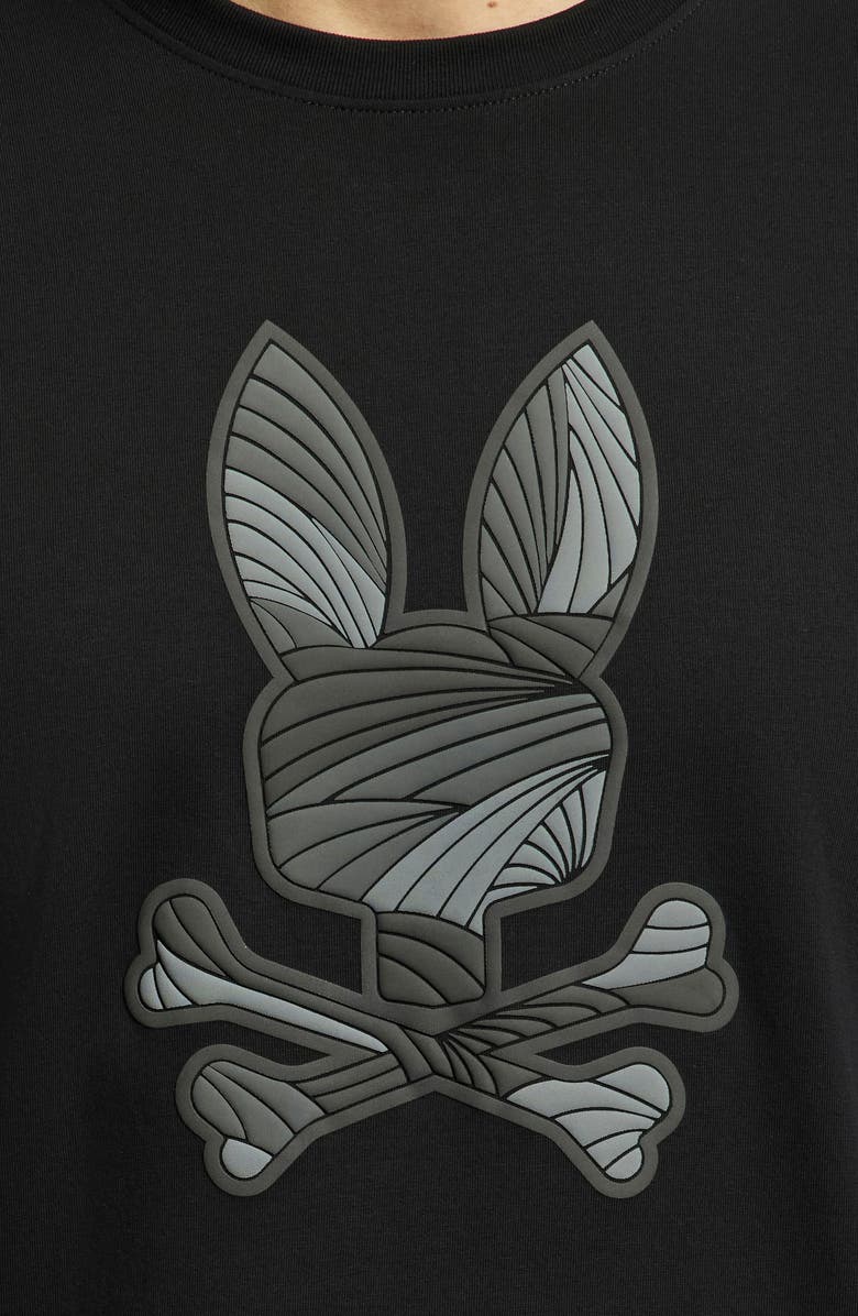 Psycho Bunny Baxter Embroidered Graphic T-Shirt, Alternate, color,