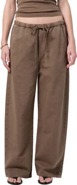 Citizens of Humanity Aurora Pull-On Cotton & Hemp Pants