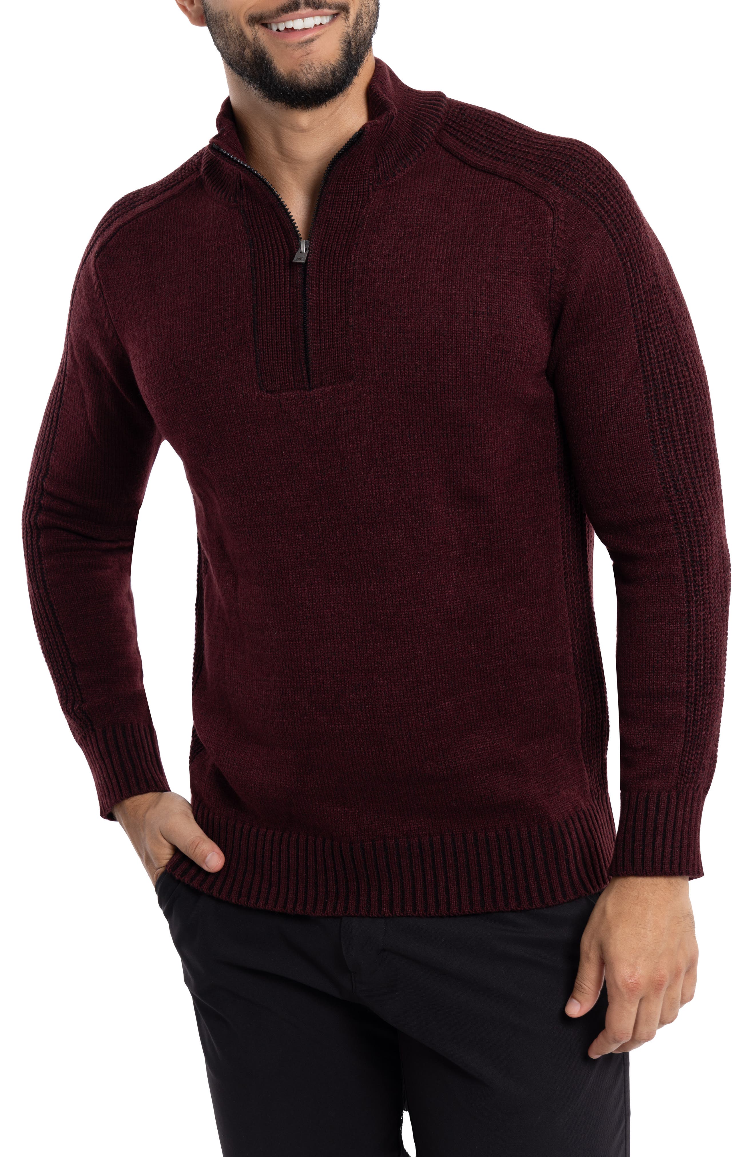 BURGUNDY MARLED