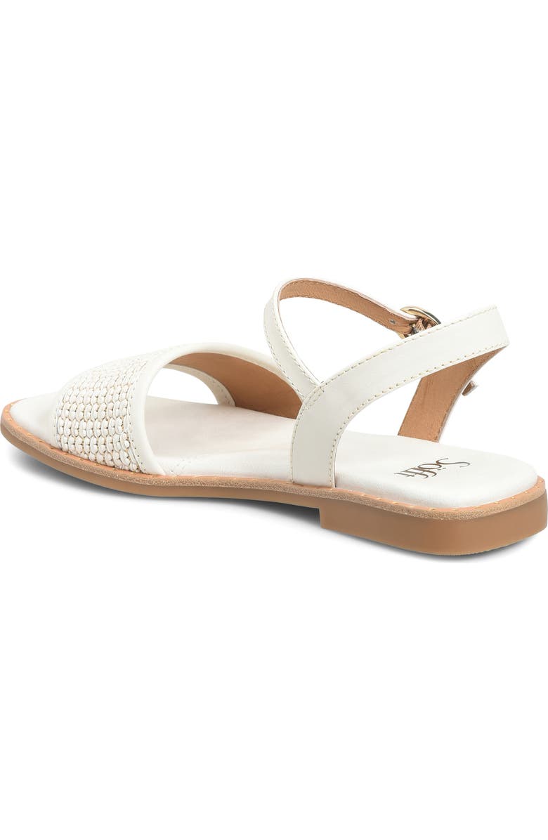 Söfft Elrose Sandal, Alternate, color, Off White